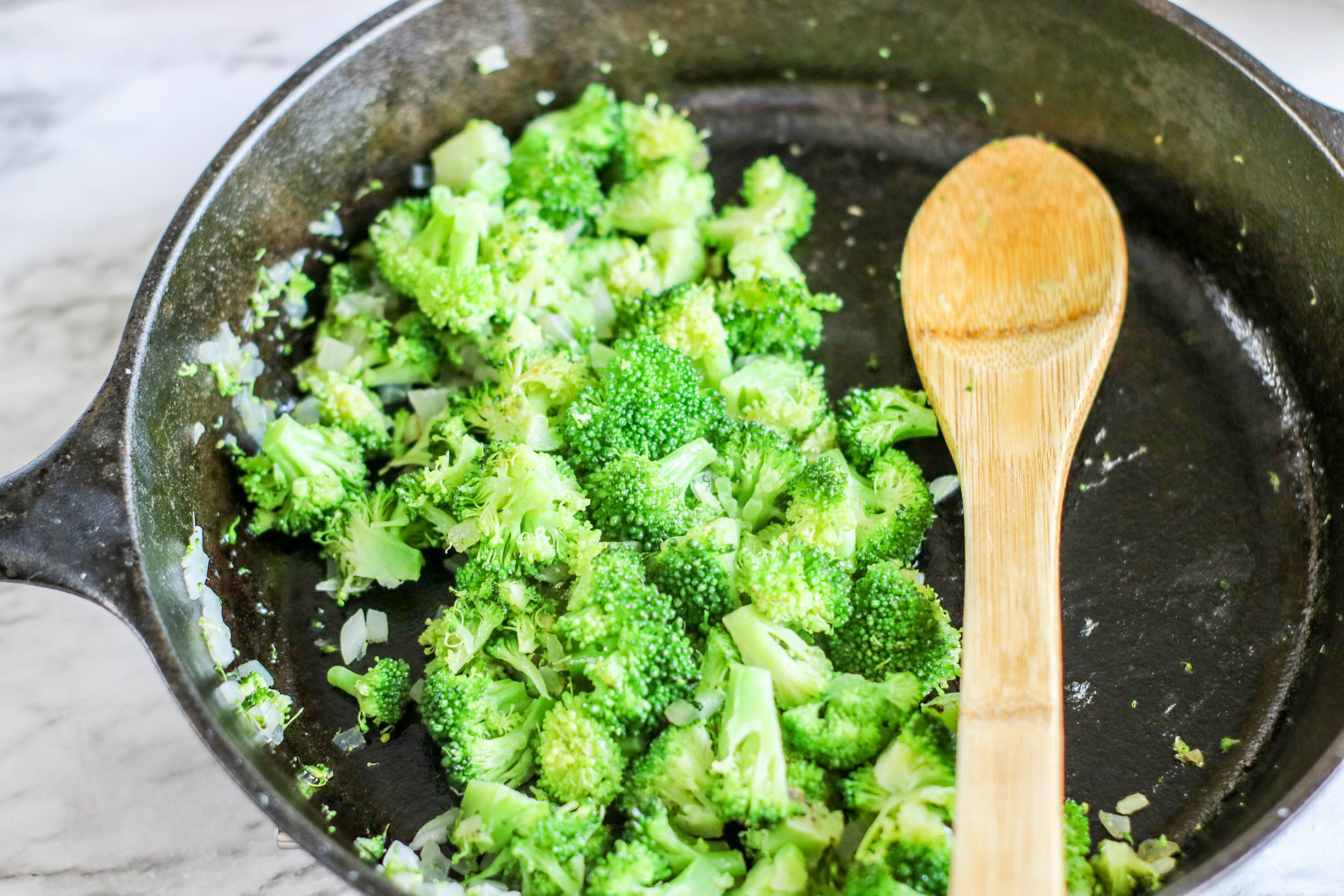 Low-Carb Broccoli Cheddar Cornbread - But First, Joy