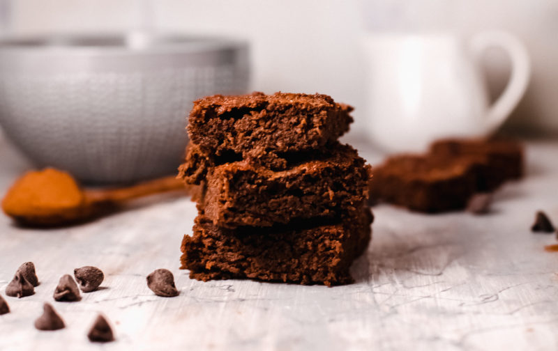 Keto Pumpkin Spice Brownies