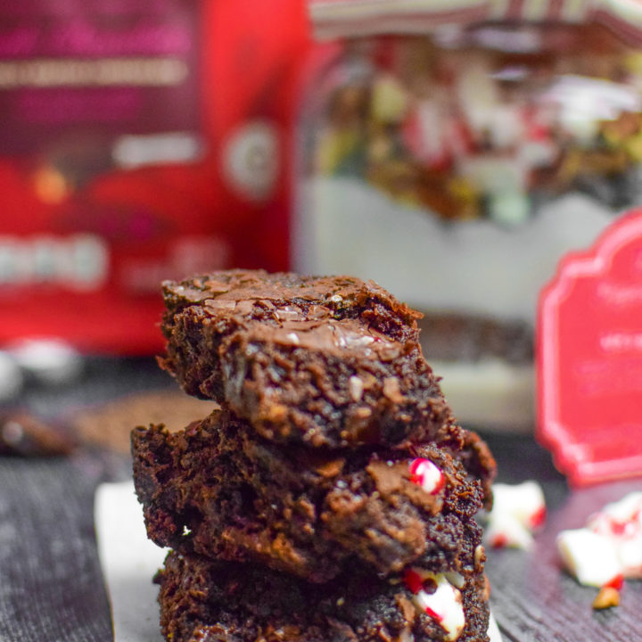 Chocolate Peppermint Pecan Brownies