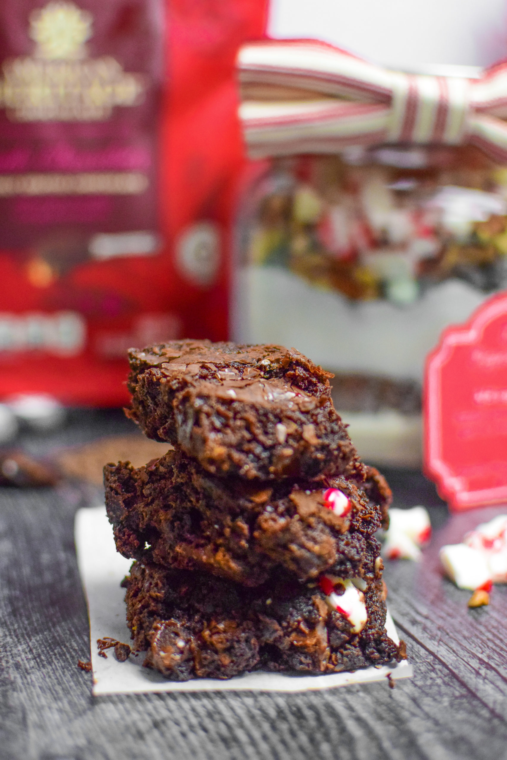 DIY Christmas Brownies in a Jar {Free Printable Tags} But First, Joy