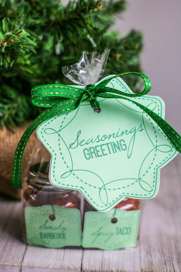 DIY Seasonings Greetings Gift