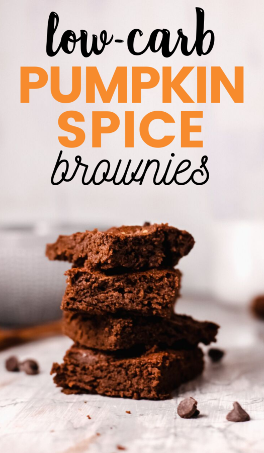 Keto Pumpkin Spice Brownies