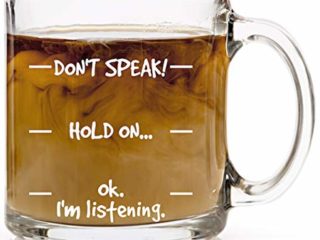 Image for Don't Speak! Funny Coffee Mug