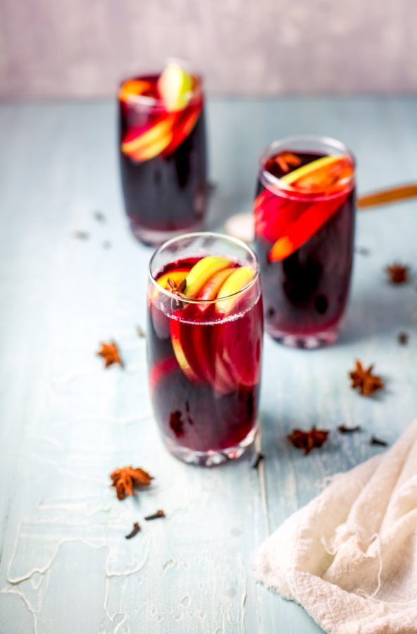 Holiday Sangria Low-Carb