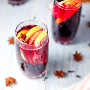 Yummy Holiday Sangria By the Glass
