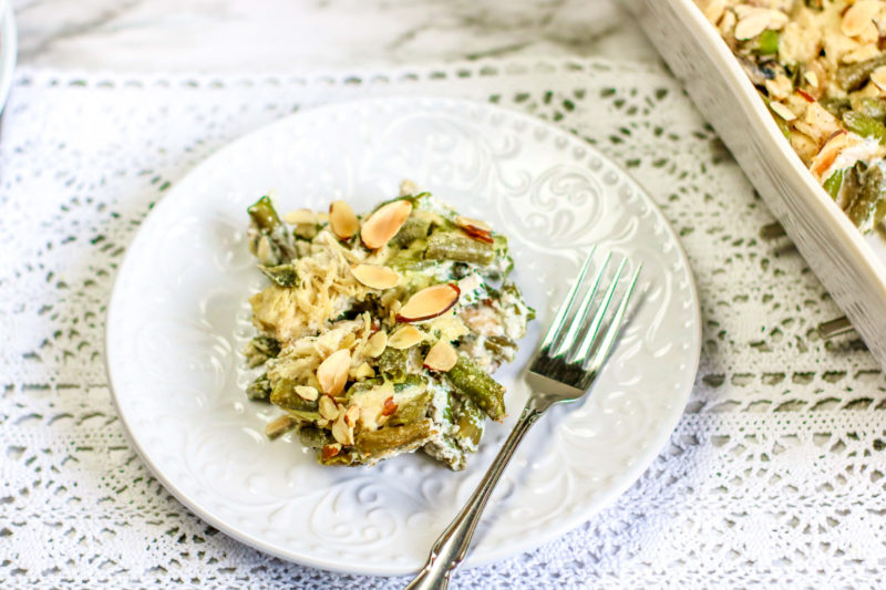 Low Carb Green Bean Casserole Keto Friendly But First Joy