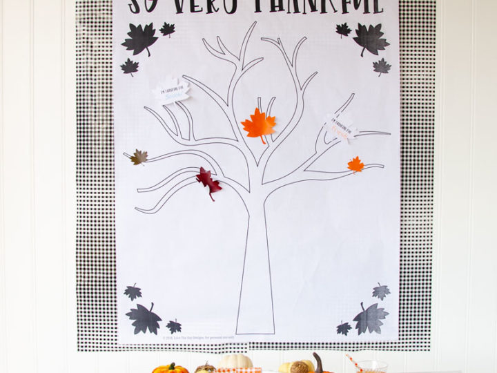 Image for Thankful Tree Craft & FREE PRINTABLE by Lindi Haws of Love The Day