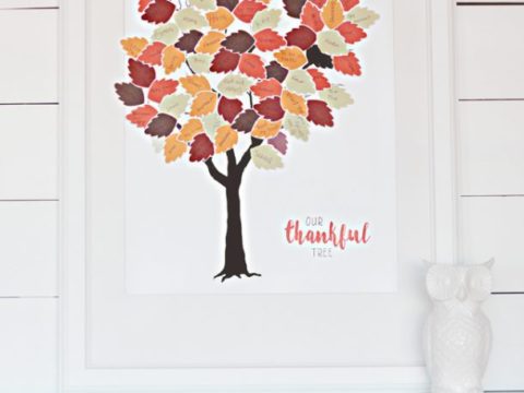 Image for Thankful Tree Printable | landeelu.com