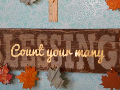 Image for Count Your Many Blessings Thankful Tree