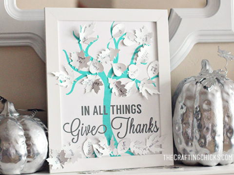 Image for DIY Thankful Tree with Silver Leaves