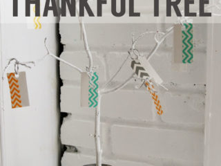 Image for Washi Tape Thankful Tree & Thanksgiving Decor Inspiration
