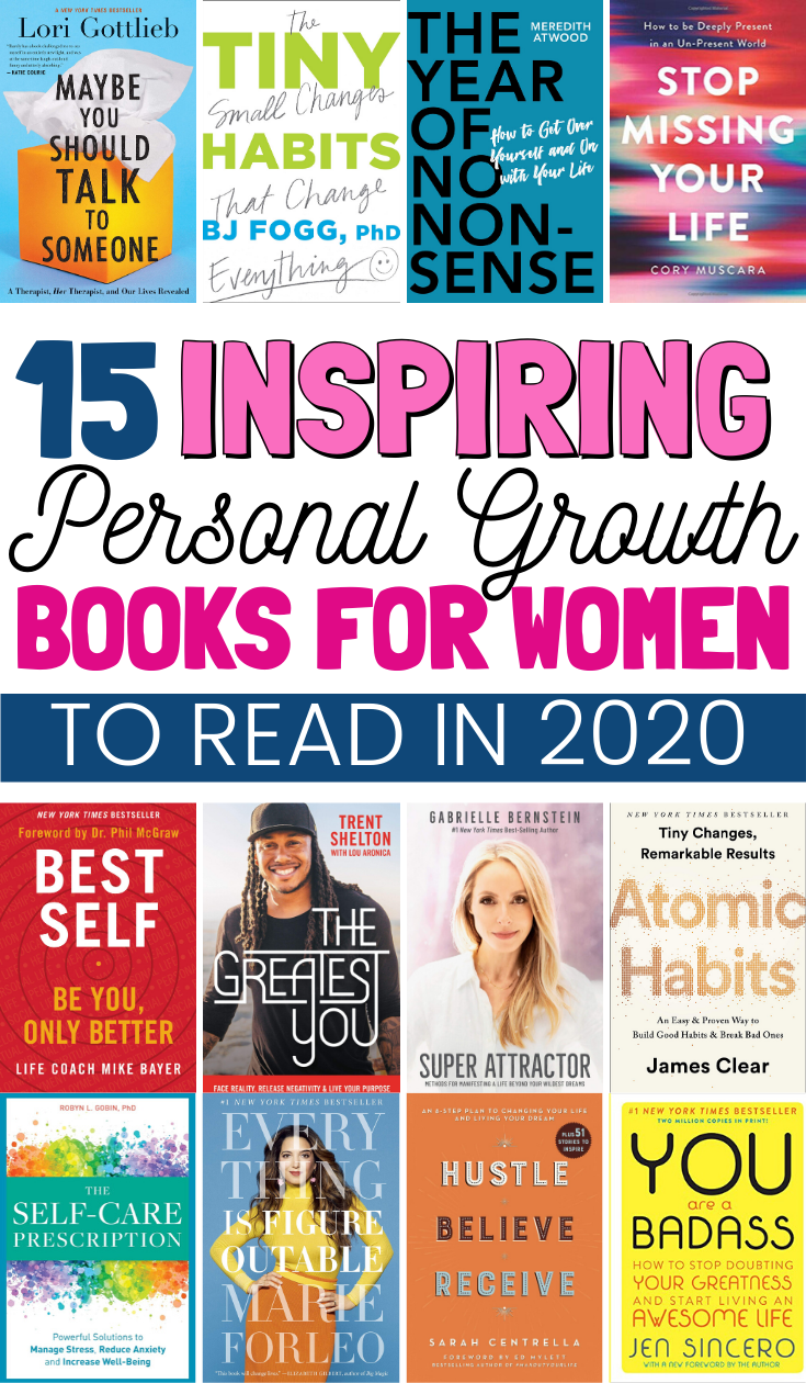 15 Personal Growth Books for Women to Read in 2020 - But First, Joy