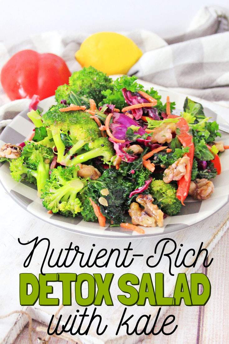 Nutrient-Rich Detox Kale Salad Recipe - But First, Joy