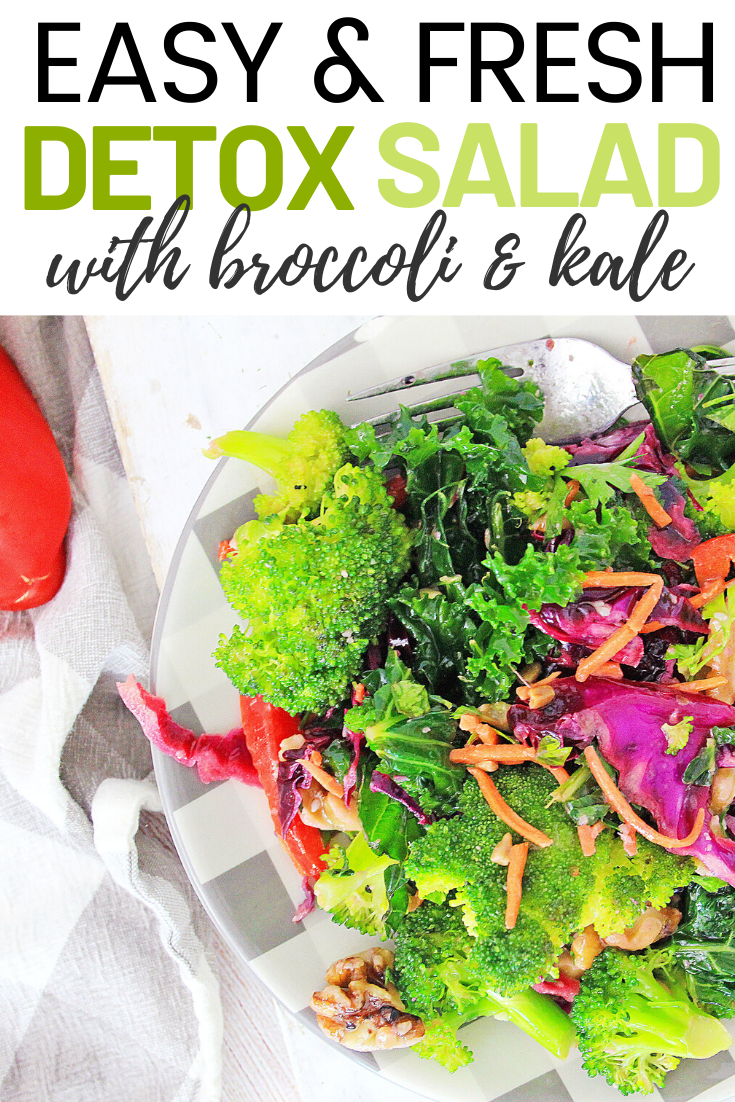 Nutrient-Rich Detox Kale Salad Recipe - But First, Joy