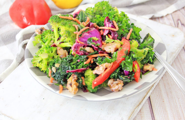 Nutrient-Rich Detox Kale Salad Recipe - But First, Joy