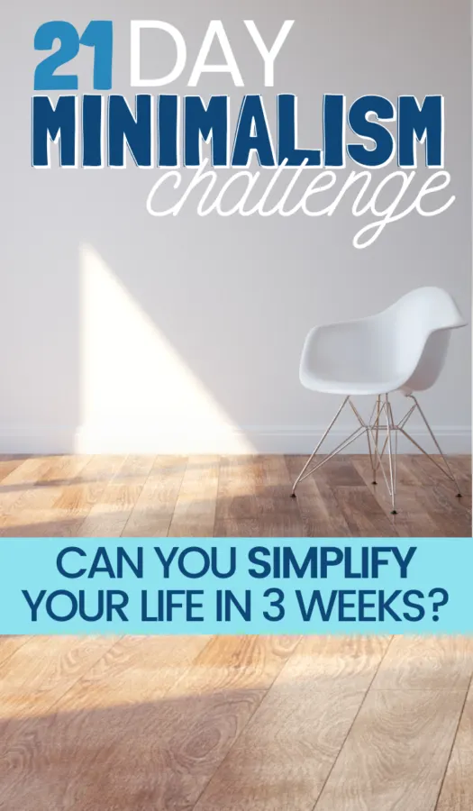 21 Day Minimalist Challenge