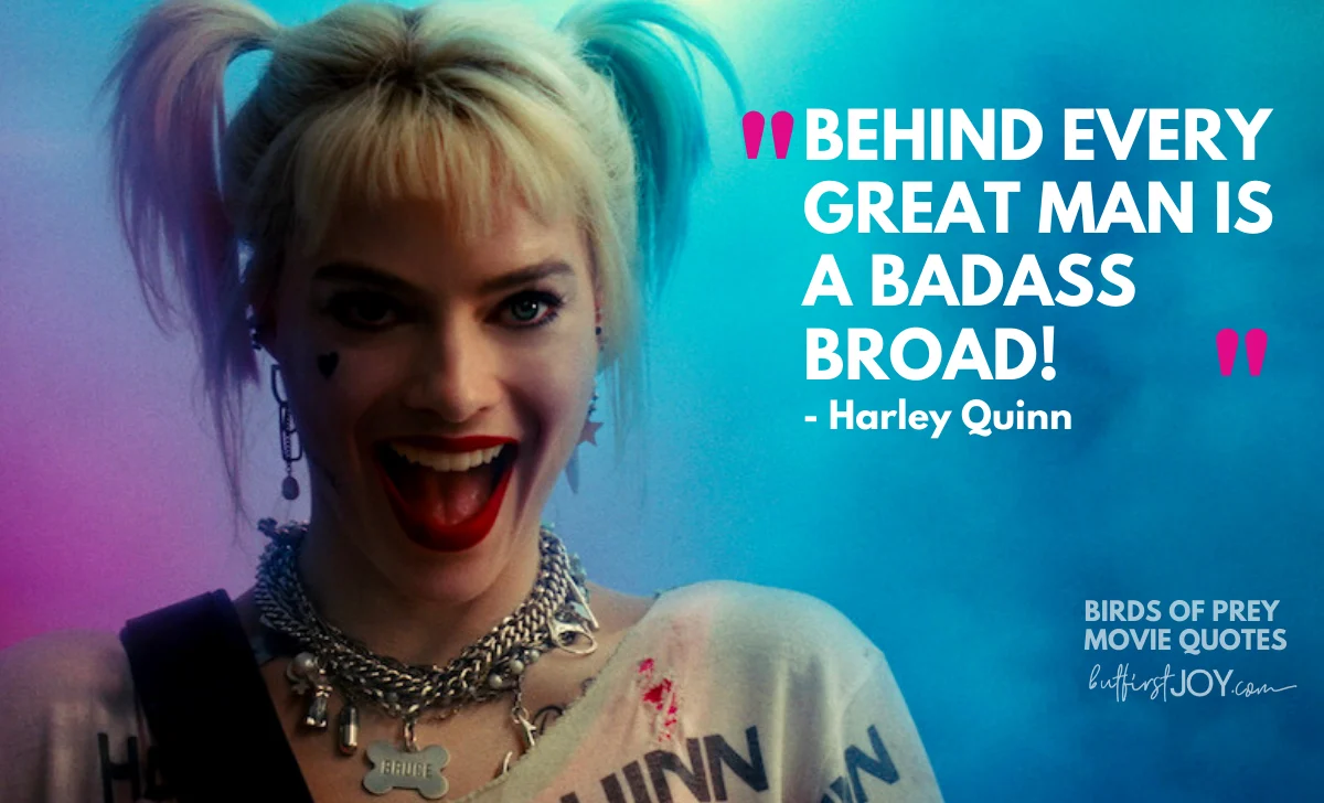Badass Broad Harley Quinn Quote