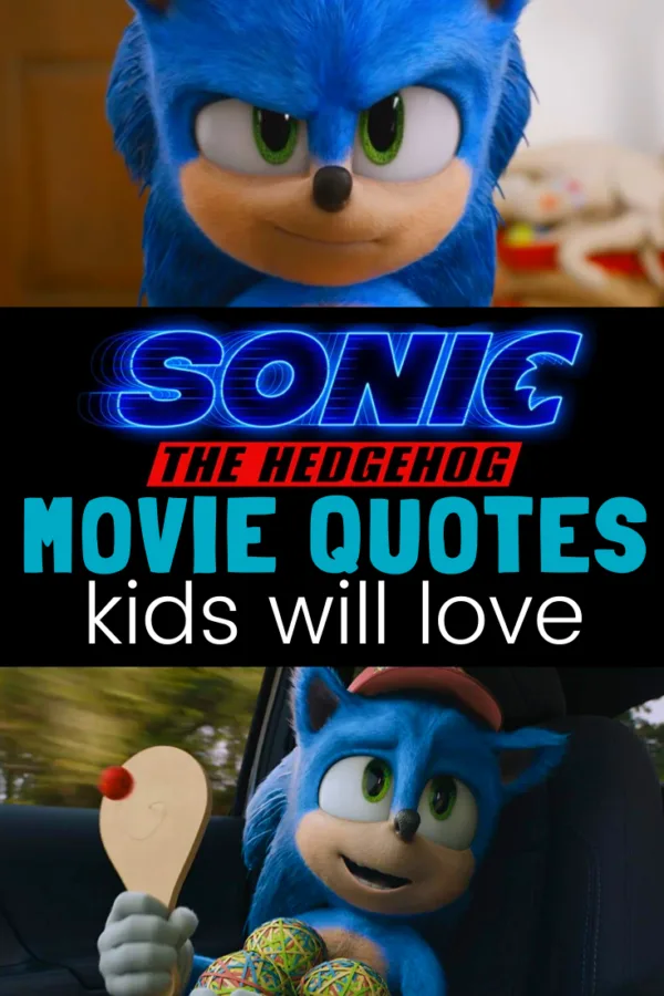 Sonic Movie Quotes for Kids