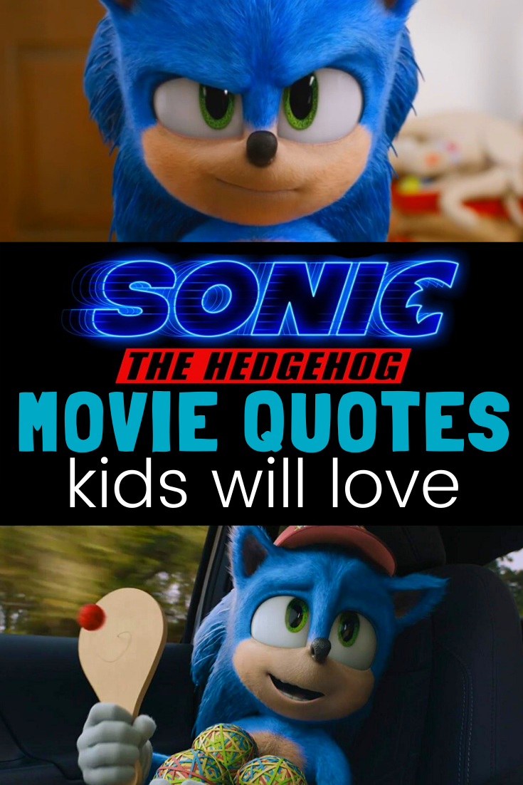 25 Sonic the Hedgehog Movie Quotes kids & fans will love! - But First, Joy