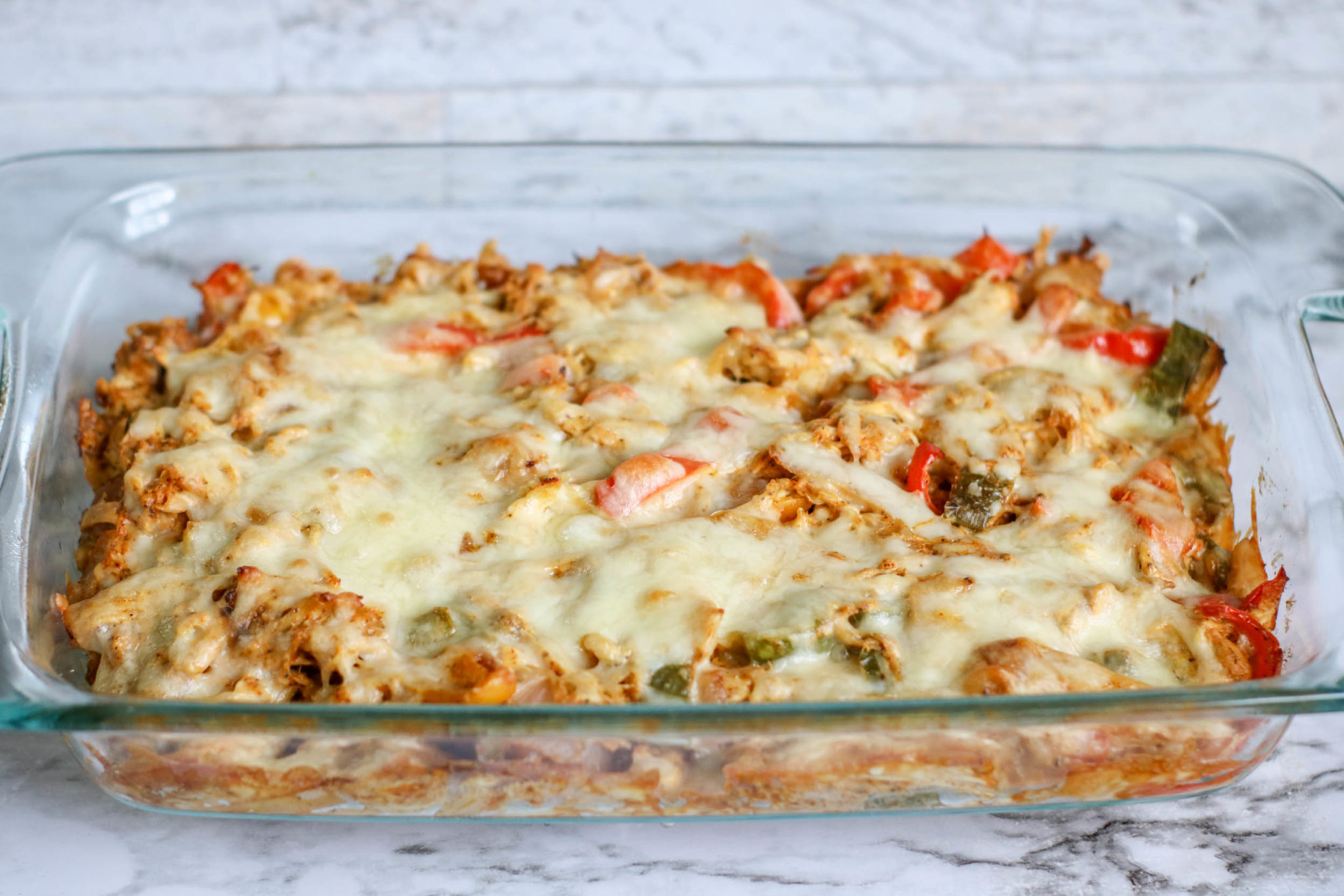 Chicken Fajita Casserole (Low Carb) Recipe But First, Joy