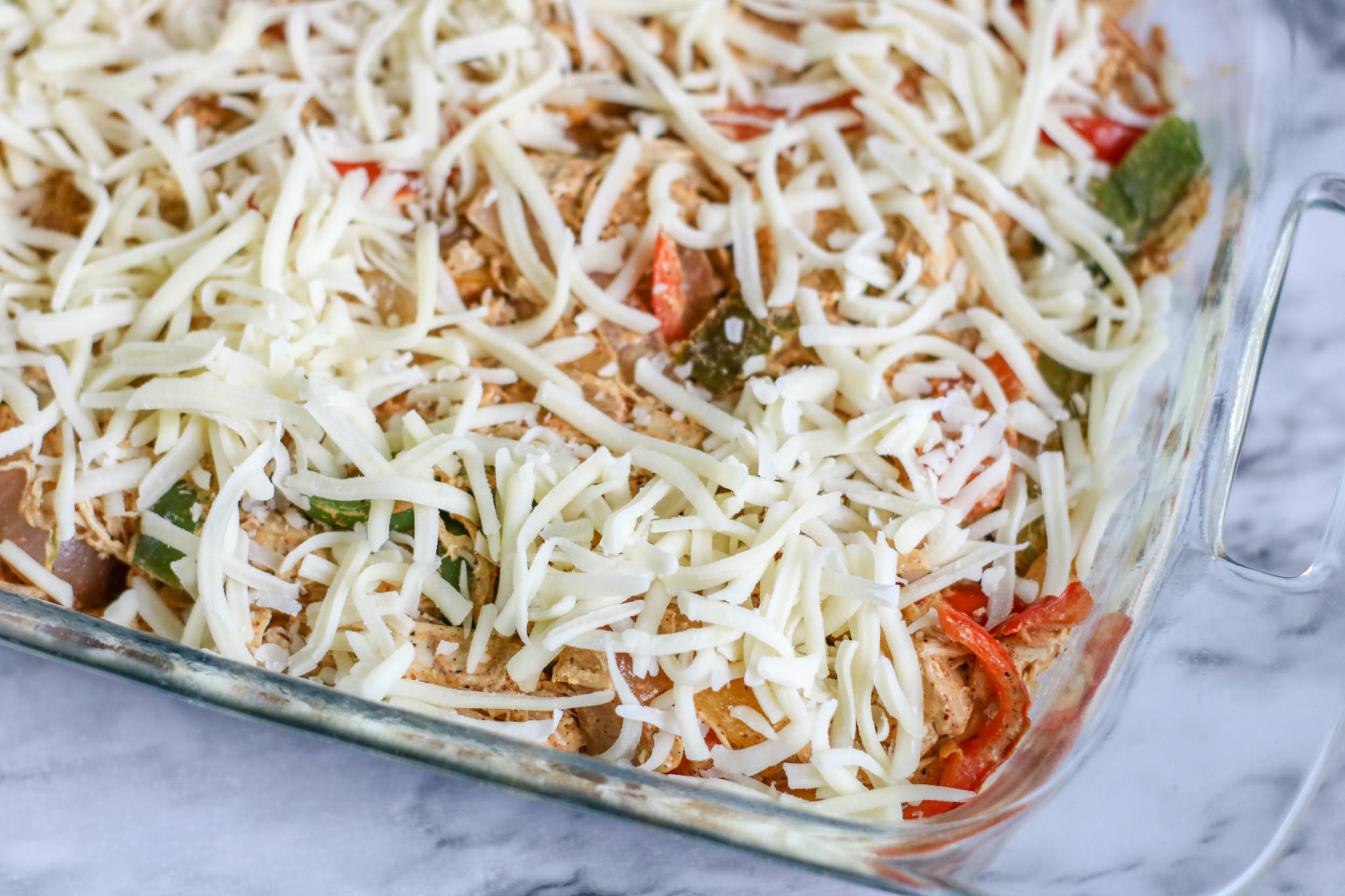 Chicken Fajita Casserole (Low Carb) Recipe But First, Joy