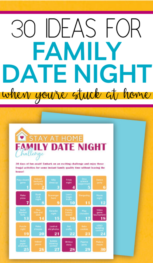 It's easy to be overwhelmed with boredom when stuck at home but I want to change that! These Family Date Night at Home ideas will make home life more fun!