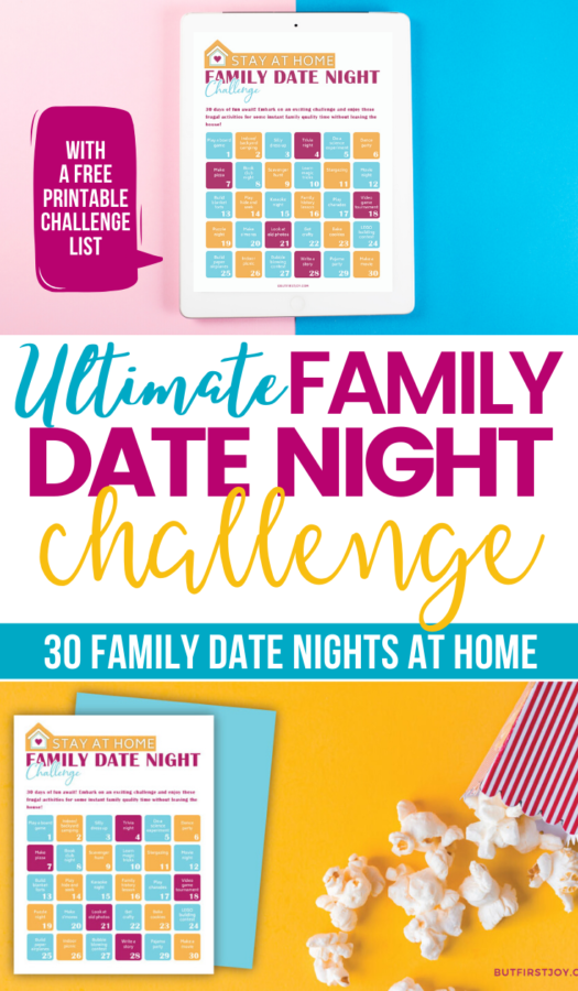 It's easy to be overwhelmed with boredom when stuck at home but I want to change that! These Family Date Night at Home ideas will make home life more fun!