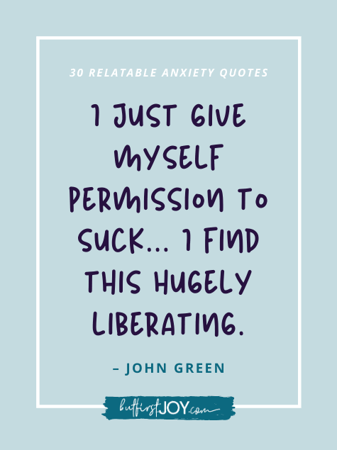 John Green Anxiety Quotes