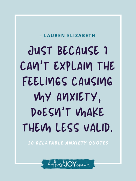 Anxiety Quotes about Feelings