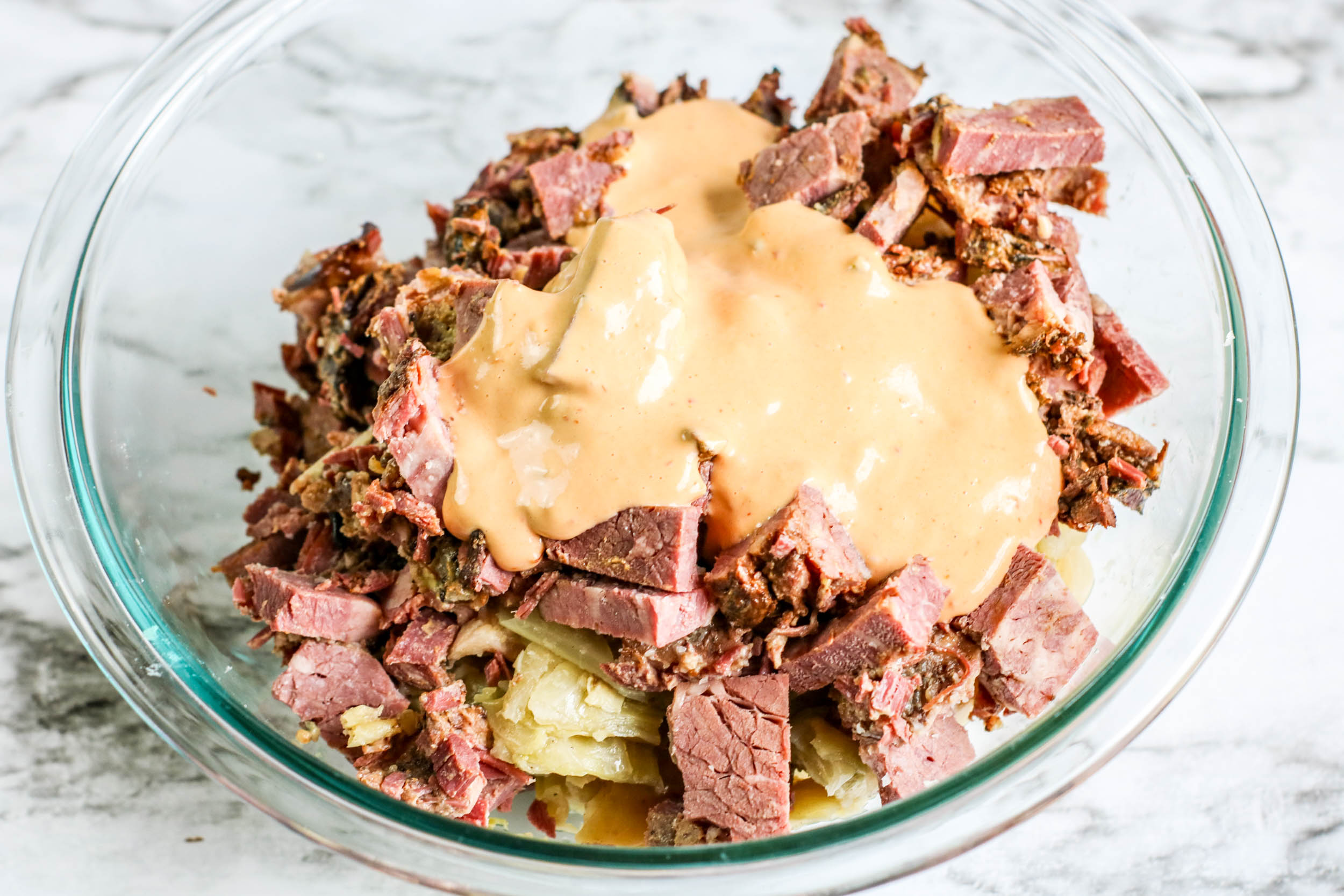 Leftover Corned Beef Reuben Casserole (KetoFriendly) But First, Joy