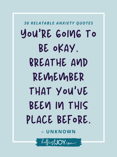 Best Encouraging Anxiety Quotes