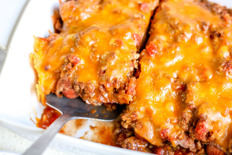 Chili Cheese Dog Bake