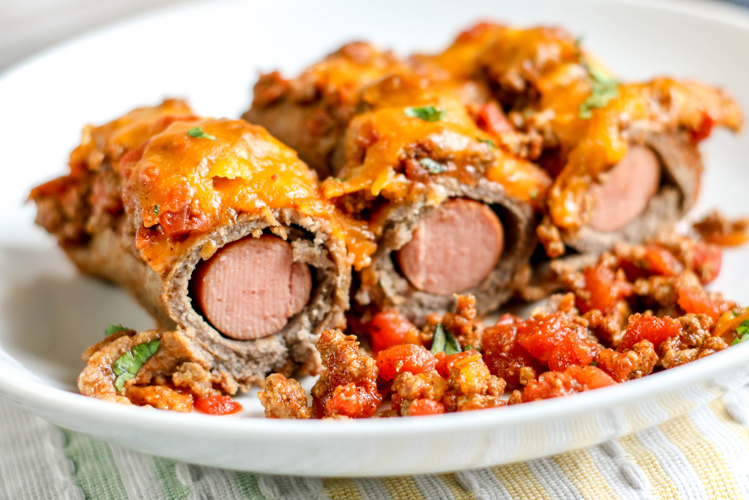 Chili Cheese Dog Casserole (Low Carb) Recipe But First, Joy