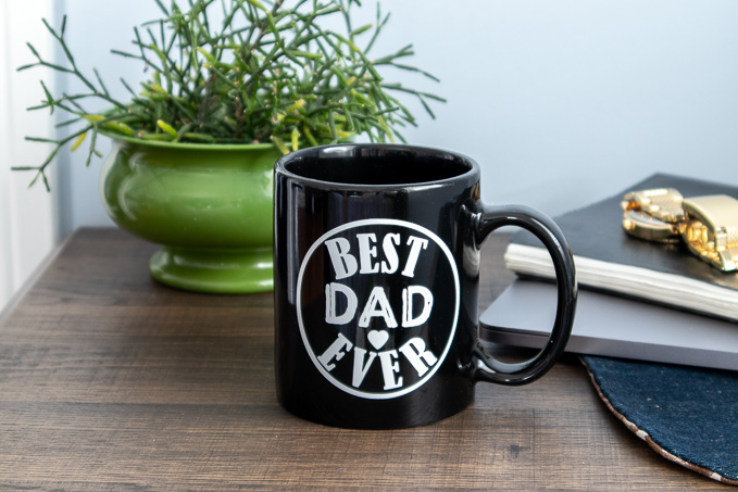 Download Handmade Best Dad Ever Mug - Made with Cricut Joy (SVG included)