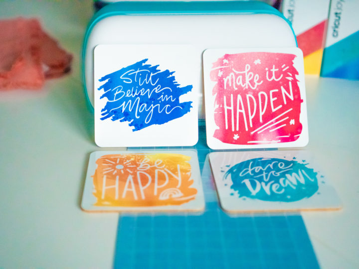 How to make coasters with cricut joy infusible ink _ 1