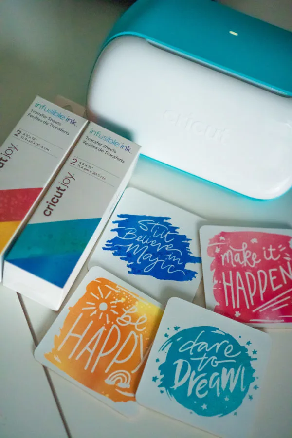 what you need for cricut infusible ink coasters