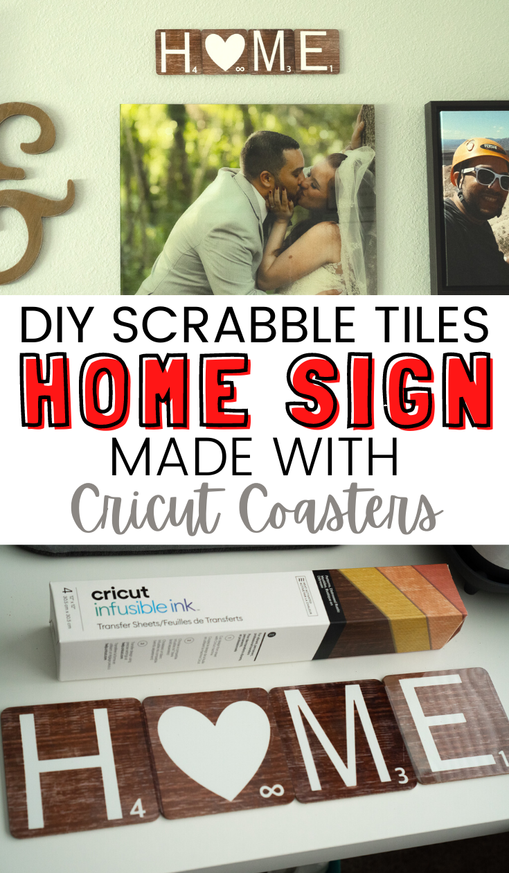 DIY Faux Wood Scrabble Tiles with Cricut Infusible Ink - But First, Joy