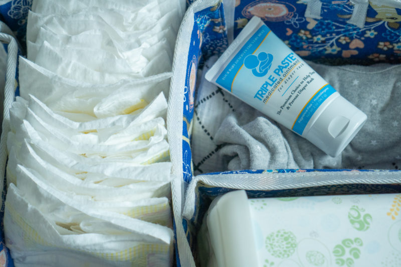 diaper changing caddy necessities