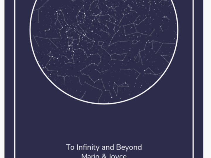 Star Map Gift Idea