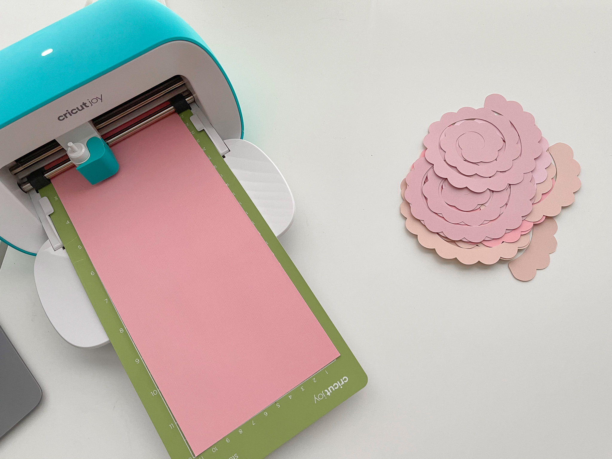 How to Make Paper Flower Shadow Box Decor with Cricut + Free SVG