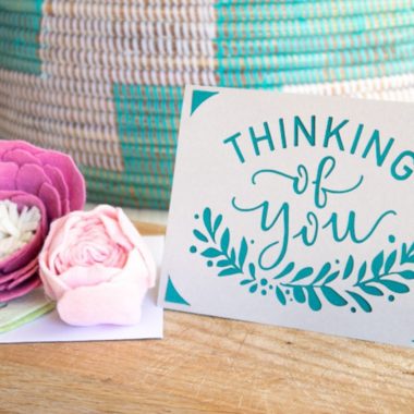 Thinking of you greeting card