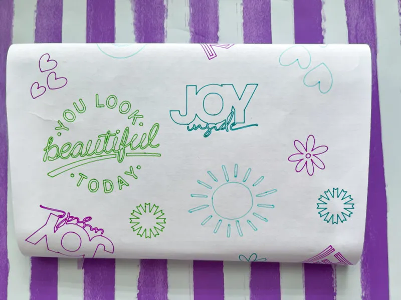 DIY Custom Tissue Paper with Cricut
