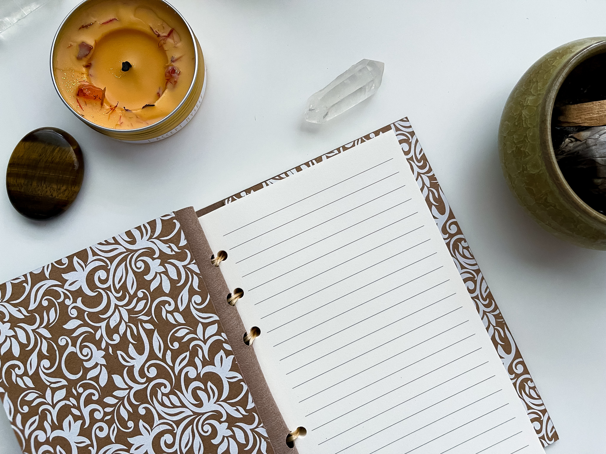 How To Make a Homemade Leather Journal with Cricut Maker 3 But First, Joy