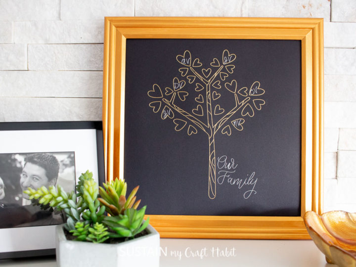 Image for 10. Make Custom Family Tree Artwork with Cricut Foil Transfer