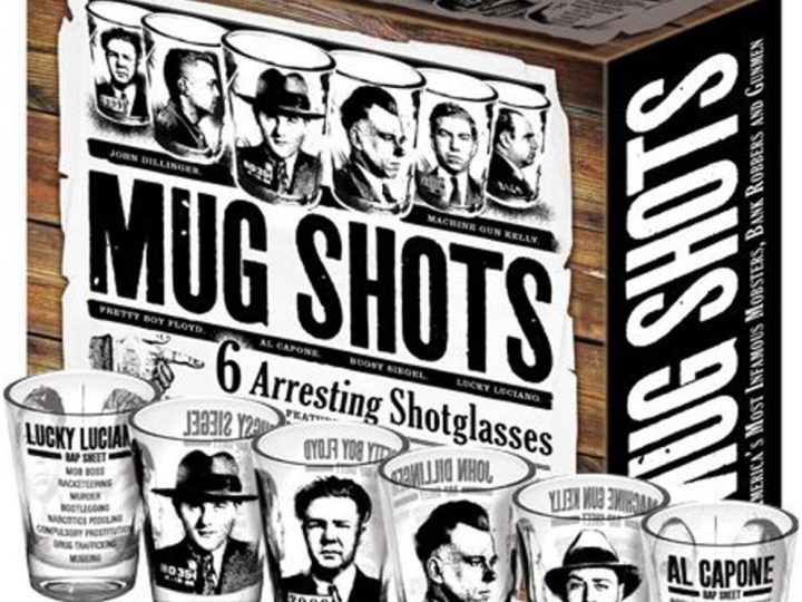 Image for 12. Gangster Mug Shots Shot Glasses