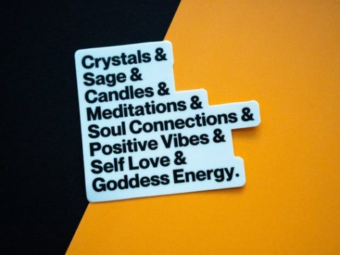 Image for Spiritual Words Sticker