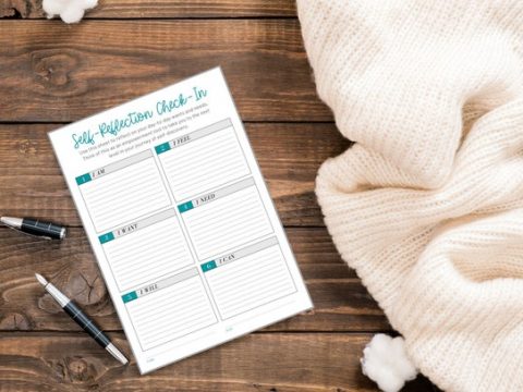 Image for Self Reflection Check-in Notepad