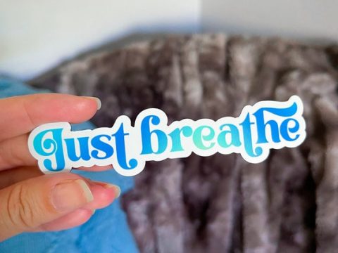 Image for Just Breathe Magnet