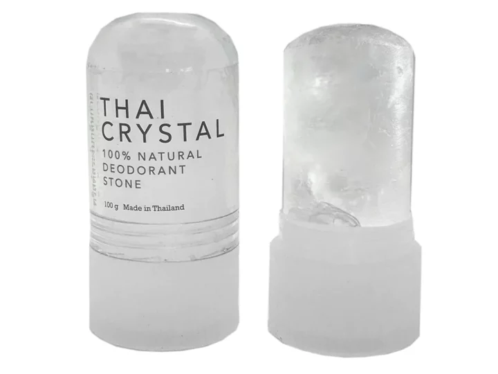 clear quartz crystal deoderant