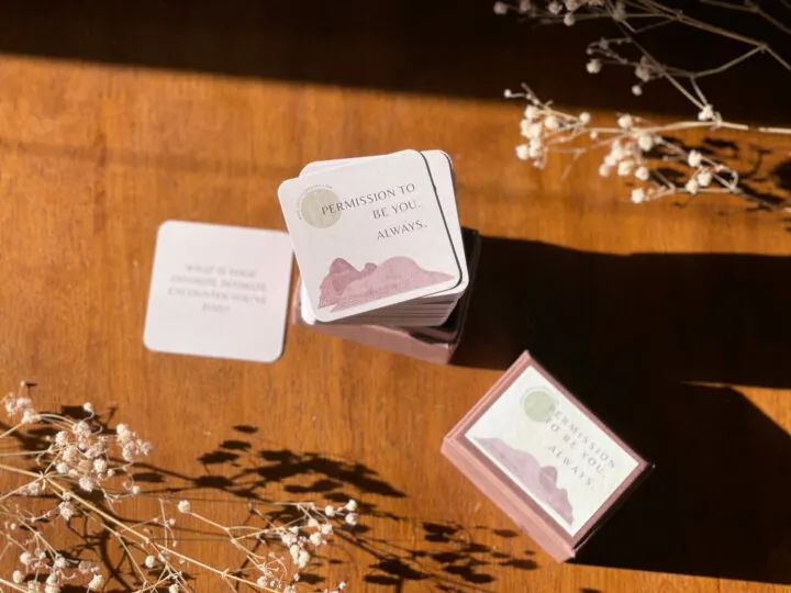 Image for "Permission to be you.. Always. Journaling Prompt Cards